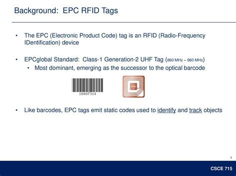 epc rfid tag standard frequency|epc rfid gen 3.